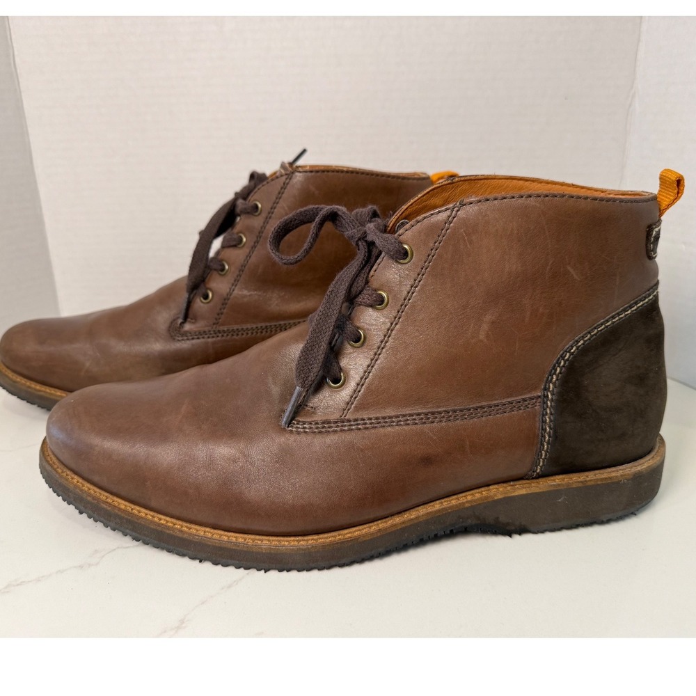 Tommy Bahama Mens Edisto Brown Leather Chukka Boots Size 13M TFM00142-2473